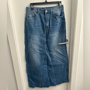 Classic Blue Denim Women's Jean skirt
